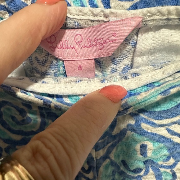 Lilly Pulitzer Adie Chasing Tail Fish Shorts Women’s Size 4 - Picture 4 of 4